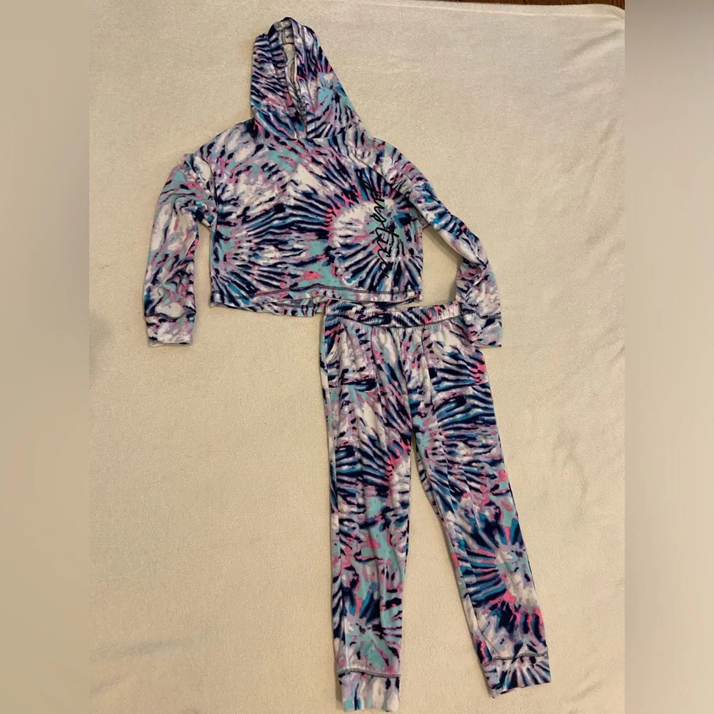 Justice fleece lounge set, girls S (7/8)